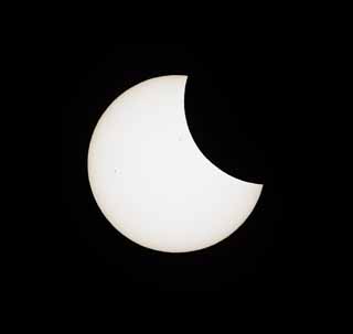 fotografia, materiale, libero il panorama, dipinga, fotografia di scorta,Io sono disperso, ed un anello dorato l'eclisse solare  l'inizio, eclisse solare, , Astrophotograph, Il sole