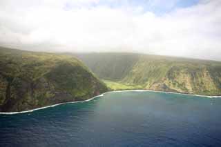 Foto, materieel, vrij, landschap, schilderstuk, bevoorraden foto,Hawaii Island Waimanu Valley, , , , 