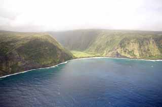 fotografia, materiale, libero il panorama, dipinga, fotografia di scorta,Isola di Hawaii Waimanu Valley, , , , 