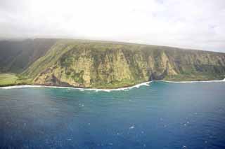 fotografia, materiale, libero il panorama, dipinga, fotografia di scorta,Isola di Hawaii Waimanu Valley, , , , 