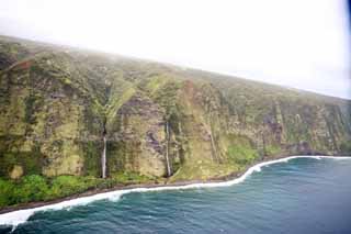 Foto, materieel, vrij, landschap, schilderstuk, bevoorraden foto,Hawaii Island coast, , , , 