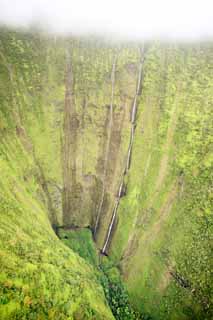 fotografia, materiale, libero il panorama, dipinga, fotografia di scorta,Isola di Hawaii Waimanu Valley, , , , 