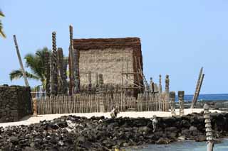 fotografia, materiale, libero il panorama, dipinga, fotografia di scorta,Pu'uhonua o Honaunau, , , , 