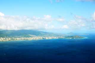 Foto, materieel, vrij, landschap, schilderstuk, bevoorraden foto,Hawaii Waikiki, , , , 