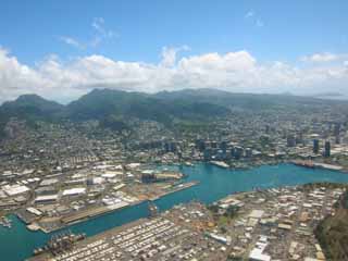 Foto, materieel, vrij, landschap, schilderstuk, bevoorraden foto,Hawaii Oahu, , , , 