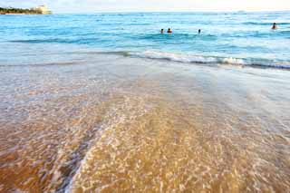 Foto, materiell, befreit, Landschaft, Bild, hat Foto auf Lager,Waikiki Beach, , , , 