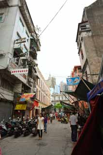 Foto, materiell, befreit, Landschaft, Bild, hat Foto auf Lager,Die Skyline von Macau, , , , 