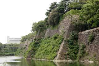 Foto, materiell, befreit, Landschaft, Bild, hat Foto auf Lager,Osaka Castle Higashisotobori, , , , 