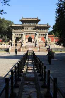 Foto, materieel, vrij, landschap, schilderstuk, bevoorraden foto,Zhao Mausoleum (Qing) Ishipaibo, , , , 