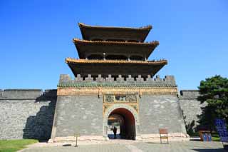 Foto, materieel, vrij, landschap, schilderstuk, bevoorraden foto,Zhao Mausoleum (Qing) Takashionmon, , , , 