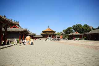 fotografia, materiale, libero il panorama, dipinga, fotografia di scorta,Palazzo Imperiale di Shenyang Taisei-dono e Juotei, , , , 