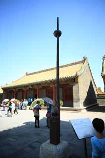 Foto, materieel, vrij, landschap, schilderstuk, bevoorraden foto,Shenyang Imperial Palace Kami? (Sakurin?), , , , 
