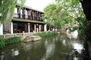 Foto, materiell, befreit, Landschaft, Bild, hat Foto auf Lager,Zhouzhuang, , , , 