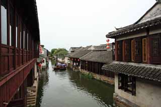 Foto, materiell, befreit, Landschaft, Bild, hat Foto auf Lager,Zhouzhuang, , , , 