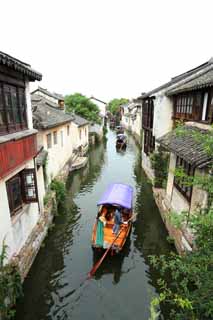 foto,tela,gratis,paisaje,fotografa,idea,Zhouzhuang, , , , 