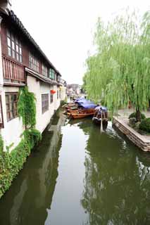 fotografia, materiale, libero il panorama, dipinga, fotografia di scorta,Zhouzhuang, , , , 