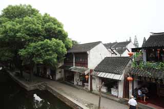 fotografia, materiale, libero il panorama, dipinga, fotografia di scorta,Zhouzhuang, , , , 