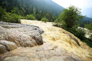 Foto, materieel, vrij, landschap, schilderstuk, bevoorraden foto,Huanglong Kimusunashikichi, , , , 