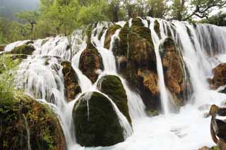 foto,tela,gratis,paisaje,fotografa,idea,Cascada TatsukiTadashi Jiuzhaigou, , , , 