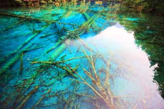 Foto, materiell, befreit, Landschaft, Bild, hat Foto auf Lager,Jiuzhaigou Gohanaumi, , , , 