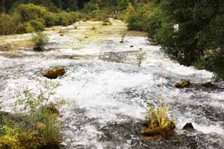 Foto, materiell, befreit, Landschaft, Bild, hat Foto auf Lager,Jiuzhaigou Chintamanada, , , , 