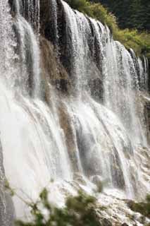 Foto, materiell, befreit, Landschaft, Bild, hat Foto auf Lager,Jiuzhaigou Nuo Datum Akira Wasserfall, , , , 