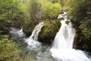 fotografia, materiale, libero il panorama, dipinga, fotografia di scorta,Jiuzhaigou, , , , 