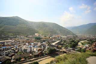 fotografia, materiale, libero il panorama, dipinga, fotografia di scorta,Il castello di Matsushu vista panoramica, , , , 