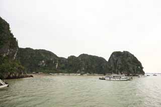 fotografia, material, livra, ajardine, imagine, proveja fotografia,Ilha Daugo Halong Bay, , , , 