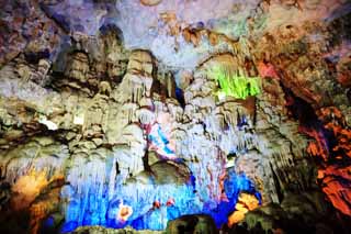 fotografia, material, livra, ajardine, imagine, proveja fotografia,Halong Bay Tien Kung cave, , , , 