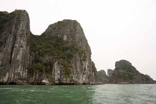 Foto, materieel, vrij, landschap, schilderstuk, bevoorraden foto,Halong Bay, , , , 