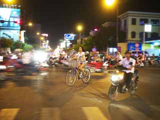 Foto, materiell, befreit, Landschaft, Bild, hat Foto auf Lager,Ho Chi Minh City night, , , , 