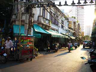 Foto, materieel, vrij, landschap, schilderstuk, bevoorraden foto,Ho Chi Minh City skyline, , , , 