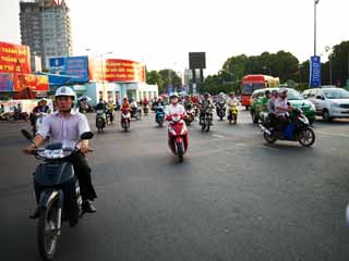 Foto, materieel, vrij, landschap, schilderstuk, bevoorraden foto,Ho Chi Minh City skyline, , , , 