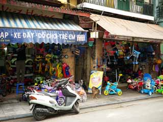 Foto, materieel, vrij, landschap, schilderstuk, bevoorraden foto,Hanoi's Old Town, , , , 