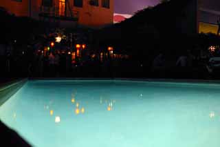 foto,tela,gratis,paisaje,fotografa,idea,Piscina por la noche, Piscina, Color azul, Agua, Los Angeles