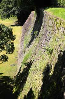 Foto, materieel, vrij, landschap, schilderstuk, bevoorraden foto,In Kumamoto Castle, , , , 