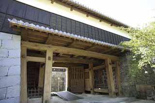 Foto, materieel, vrij, landschap, schilderstuk, bevoorraden foto,In Kumamoto Castle, , , , 