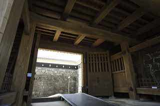 Foto, materiell, befreit, Landschaft, Bild, hat Foto auf Lager,In Kumamoto Castle, , , , 