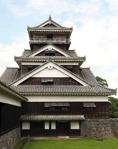 Foto, materiell, befreit, Landschaft, Bild, hat Foto auf Lager,In Kumamoto Castle, , , , 