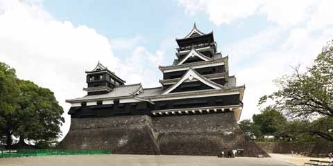 Foto, materieel, vrij, landschap, schilderstuk, bevoorraden foto,In Kumamoto Castle, , , , 