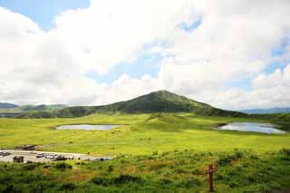 photo,material,free,landscape,picture,stock photo,Creative Commons,Grass Chisato panoramic view, , , , 