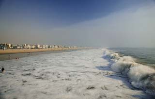 photo, la matire, libre, amnage, dcrivez, photo de la rserve,Long recours de Plage, vague, mer, rivage sablonneux, villa