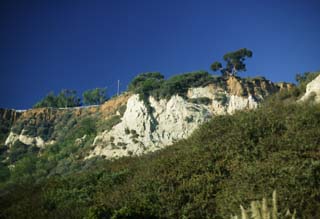 Foto, materiell, befreit, Landschaft, Bild, hat Foto auf Lager,Weie Klippe, Klippe, blauer Himmel, , 