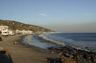 Foto, materiell, befreit, Landschaft, Bild, hat Foto auf Lager,Strandurlaubsort an Abend, sandiger Strand, Welle, Villa, Strand