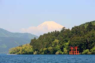 fotografia, materiale, libero il panorama, dipinga, fotografia di scorta,Lago Ashi e il Monte Fuji, , , , 