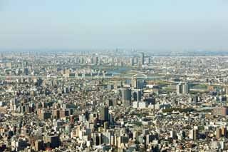 Foto, materieel, vrij, landschap, schilderstuk, bevoorraden foto,Panoramisch Tokyo, , , , 