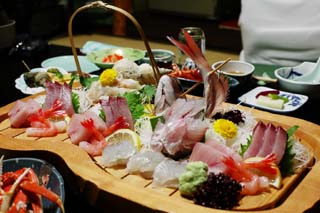 Foto, materiell, befreit, Landschaft, Bild, hat Foto auf Lager,Scheiben rohen Fischhhenwettkampfes, Sashimi, Fisch richtet an, Hummer, Schalentier