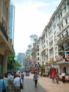 fotografia, materiale, libero il panorama, dipinga, fotografia di scorta,Shanghai Nanjing East Road, , , , 