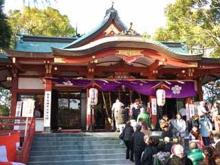 photo,material,free,landscape,picture,stock photo,Creative Commons,The Tamagawa Sengen Shrine, , , , 